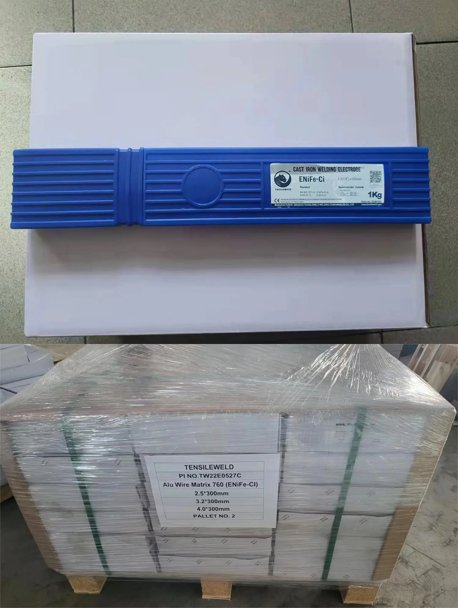 FACTORY PRICE ENiFe-CI 55 Nickel Welding ROD 1/8' diameter Cast Iron welding electrode