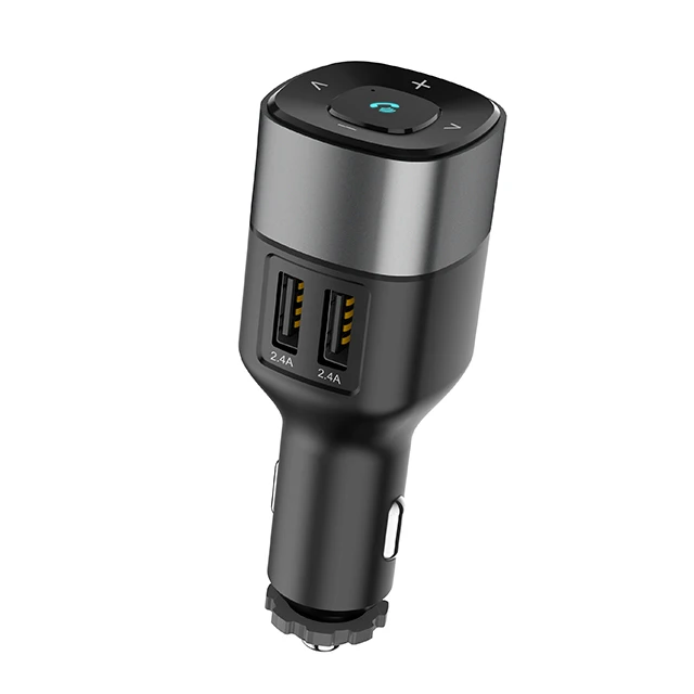 BT09S OEM ODM Car Charger Combo Kit Handsfree Call with Dual USB Charger for Car Bluetooth Audio Receiver for Home Speakers