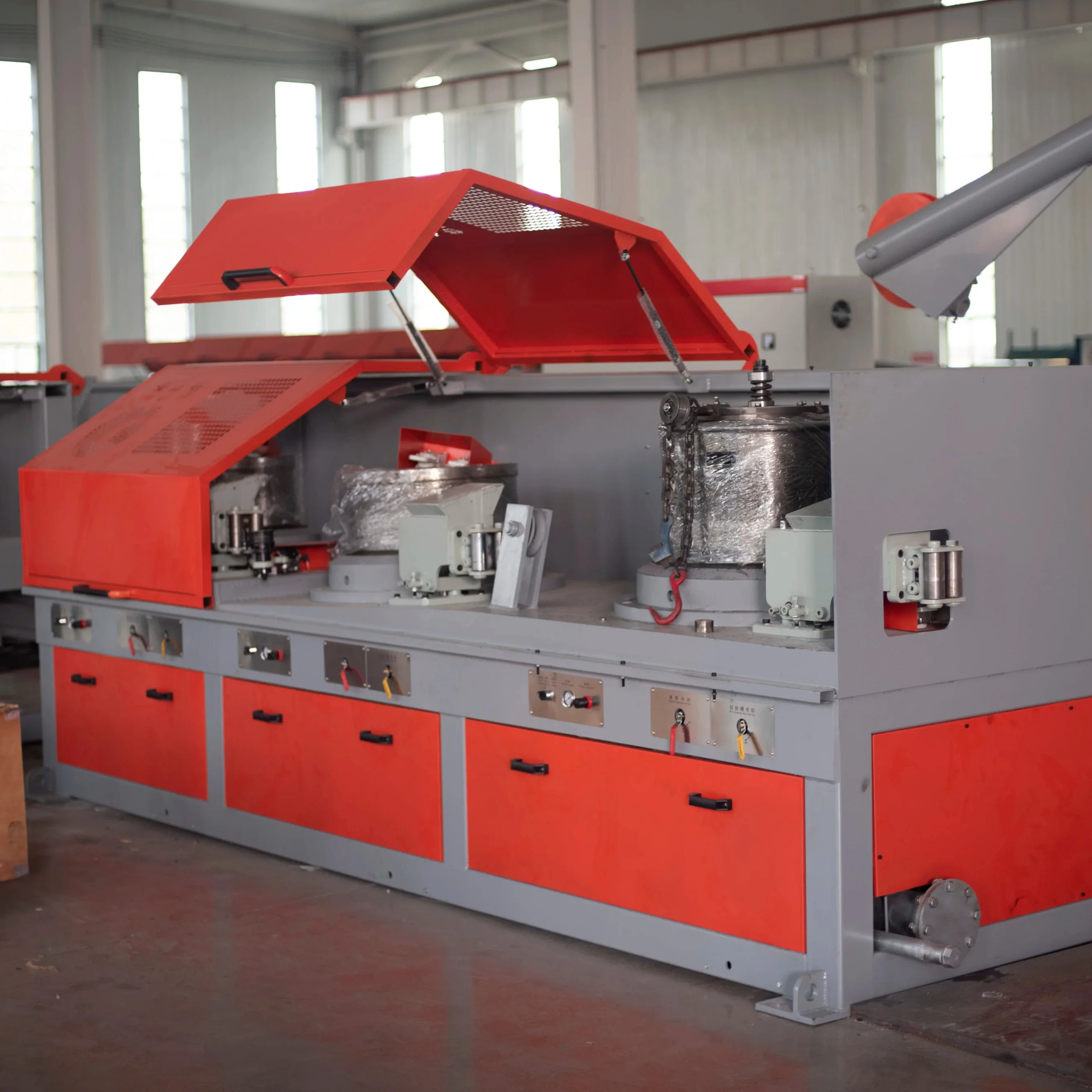 Used High Speed Carbon Steel Wire Straight Line Wire Drawing Machine for welding wire manufacture