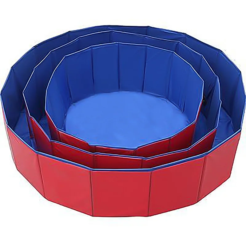 
Small MOQ Foldable PVC Cleaning Pools Collapsable Portable Pet Bathtub Pet Dog Swimming Pool 