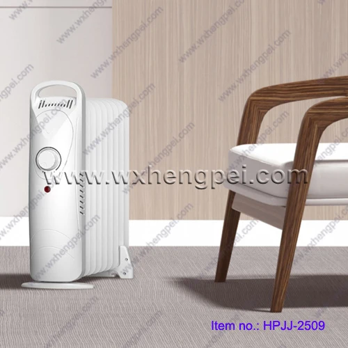 Mini Oil Filled Heater / Adjustable Temperature Compact and Slim Portable Space Heater