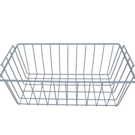 Кухонная корзина для хранения, металлическая проволочная глубокая корзина для холодильника и корзина для морозильной камеры