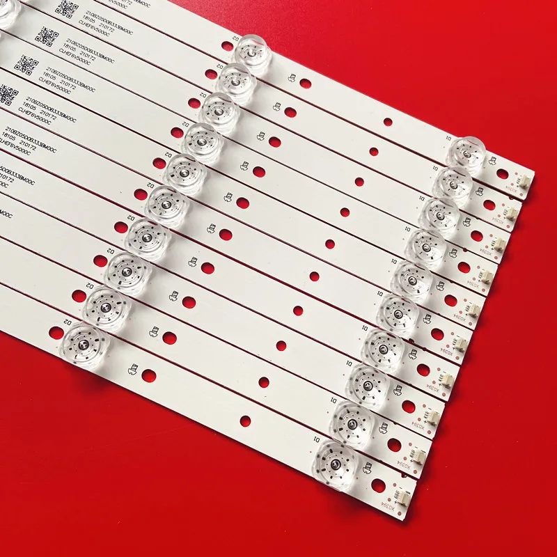 ZR-3094   TV backlight strip 02D550105000-X4 for PHILIPS 55PUF6663/T3 55PUF6663 55PUF7313 AOC 55F1 5LED 3V 10pcs/set