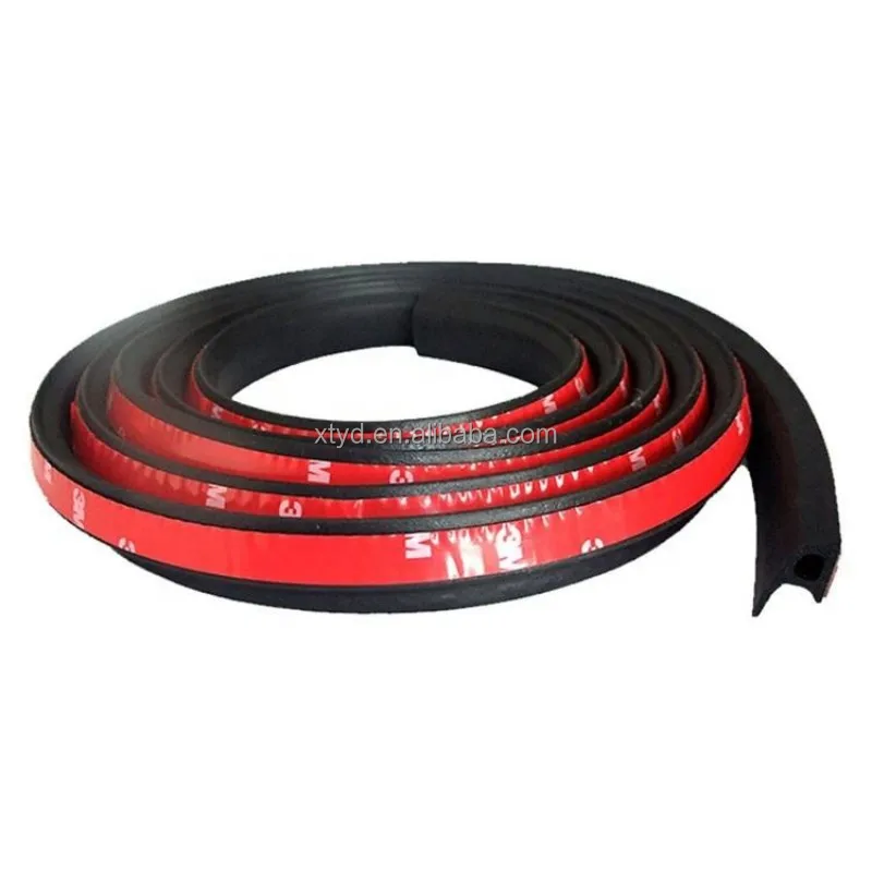 P Shape Oil Car Sunroof Adhesive Rubber Seal Strip