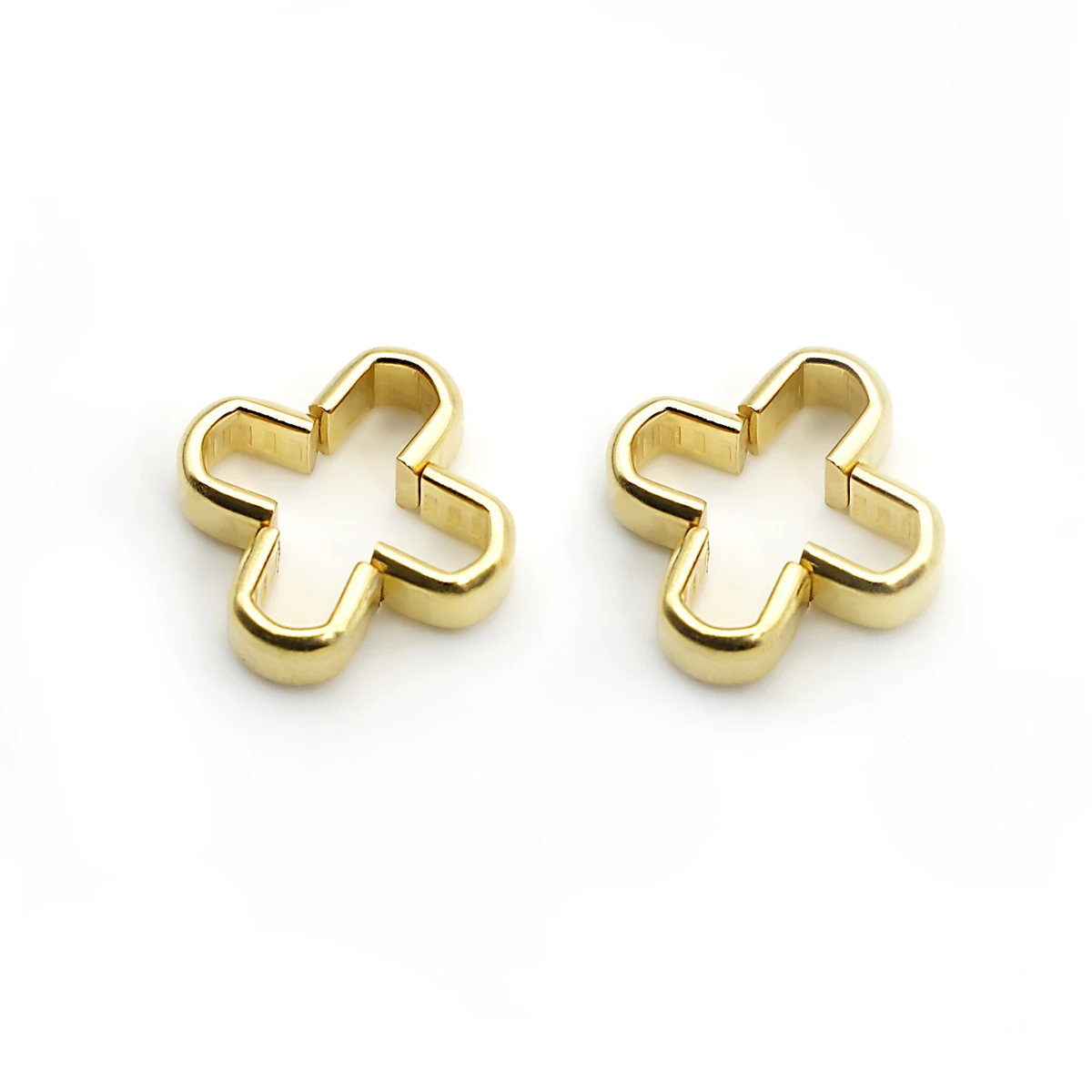 u-shaped brass zipper pin and box zipper top stop for Garment Stop Of U Shape Zip Stopper Zipper Top Stop metal strap end