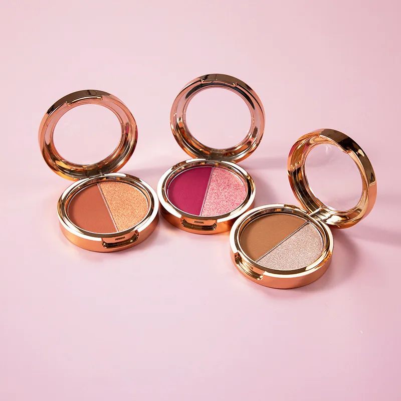 new trending hot sale eyeshadow with your own logo matte shimmer high pigmented 2 in 1 eyeshadow vegan cruelty free