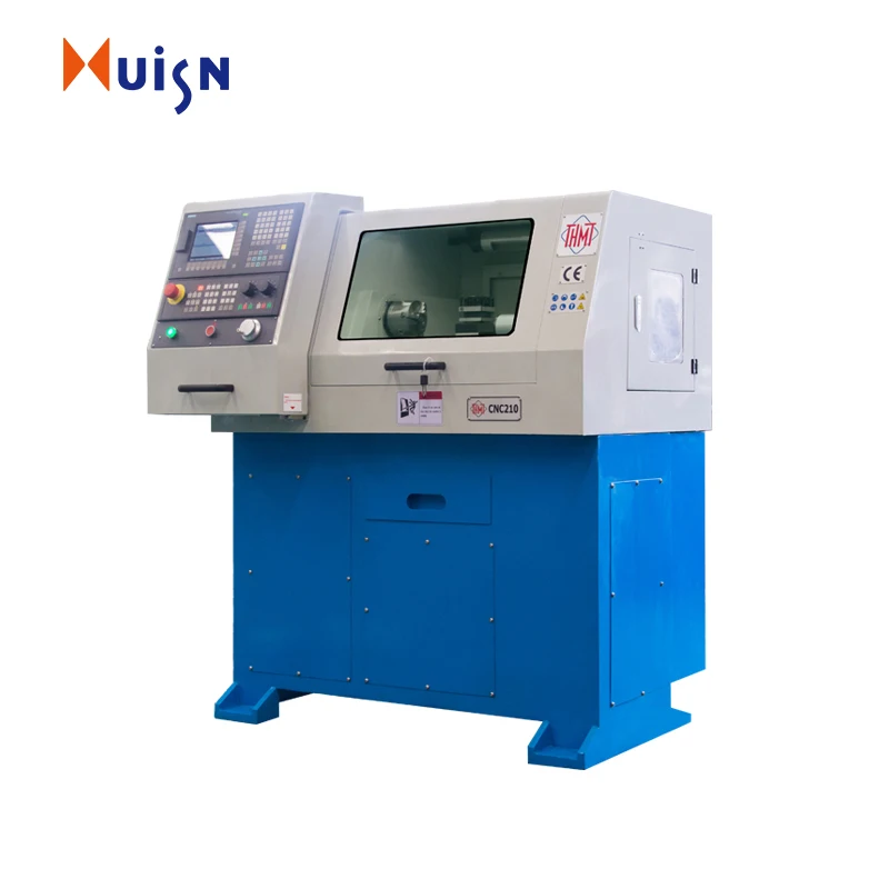 CNC lathe machine CNC210 high precision SIEMENS GSK system small lathe machine from china type cnc automatic lathe
