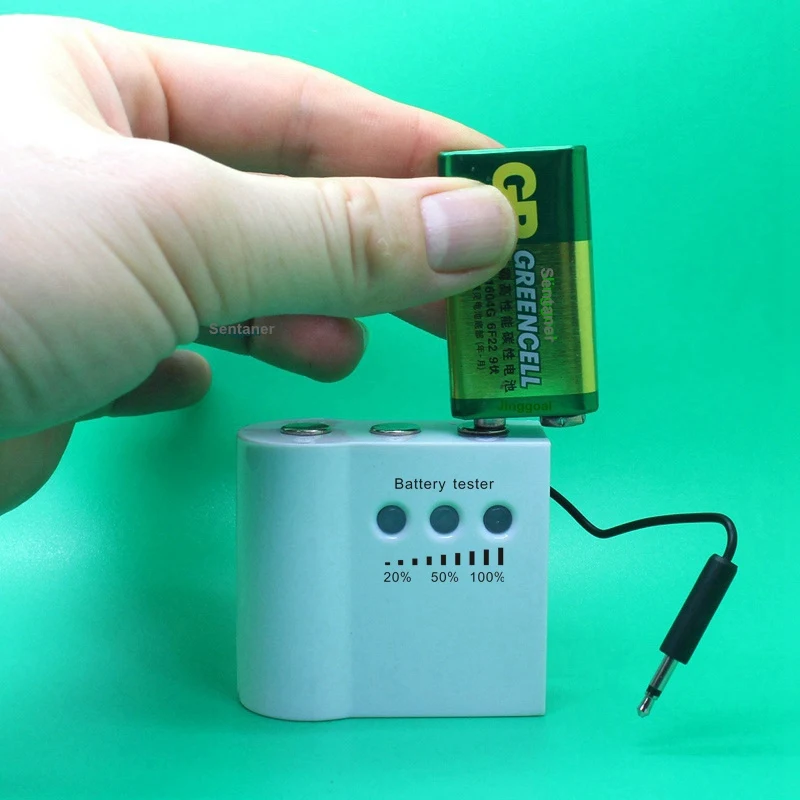 New product 1.5V 3V 9V 12V Universal LED Dry Cell Battery Capacity Checker and Tester