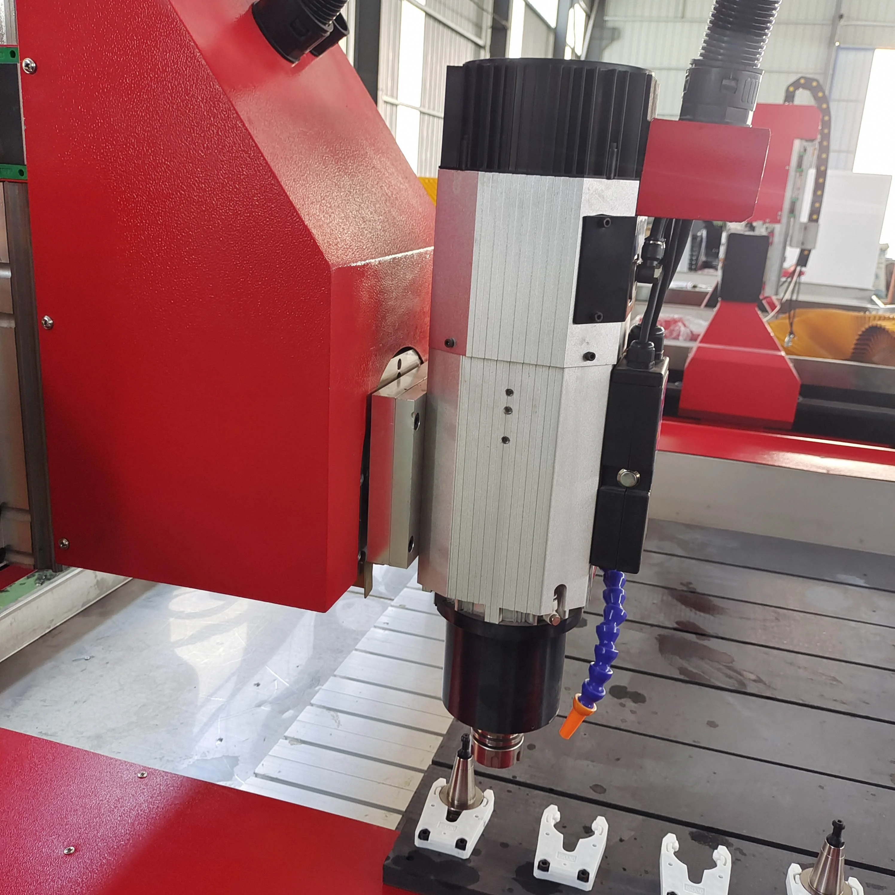 1200x1200mm Size Rotary 4 Axis Wood CNC Router With Auto Tools Changing