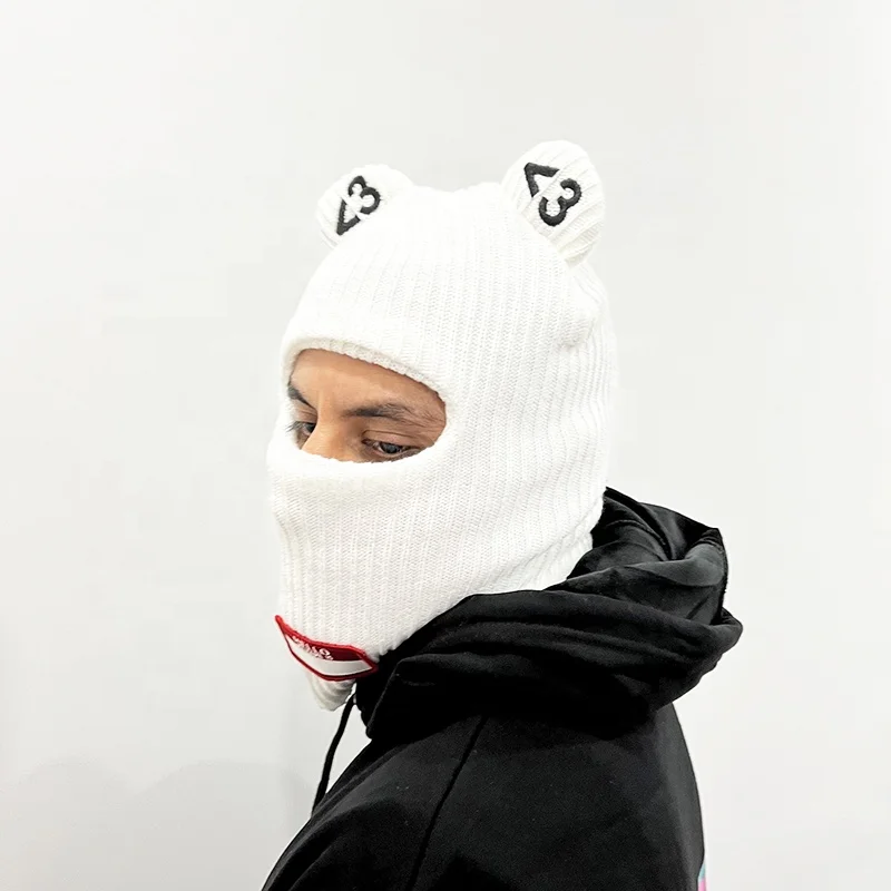 2022 Bear Ears Style Designer Balaclava Face Ski Mask For Men And Women