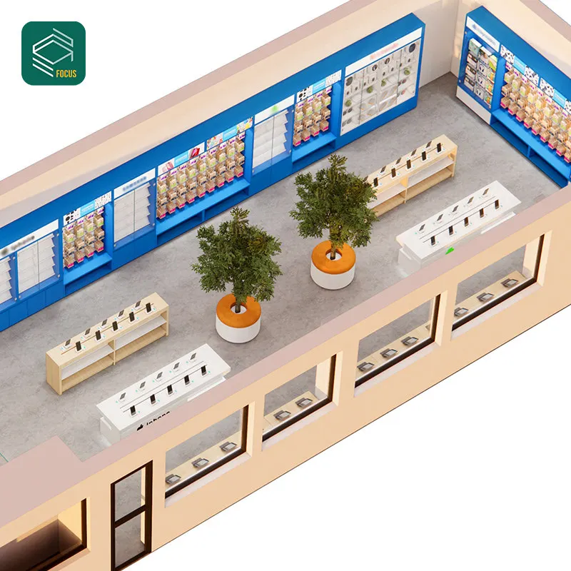 Custom Cellphone Case Mobile Phone Shop Displays Glass Cell Phone Display Accessories Showcase Phone Display