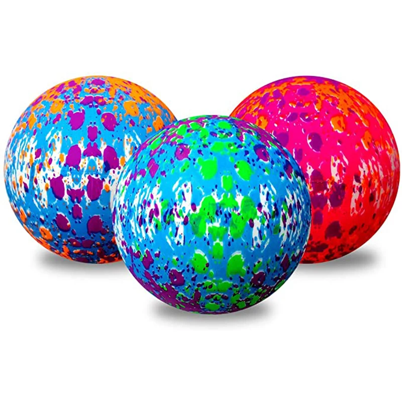 2021 New design factory hot sale full printed play balls PVC Rainbow Sports Ball Toys Inflatable ball