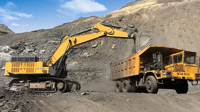 Chine Top Brand XE700D Large Excavator 70ton Crawler Excavator with 4.5cbm Bucket Capacity