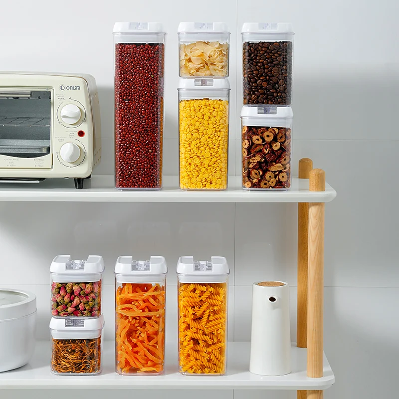 Good Quality Food Storage Containers Collapsible Box Customized Eco-Friendly Airtight Plastic Dry Storage Container for Food