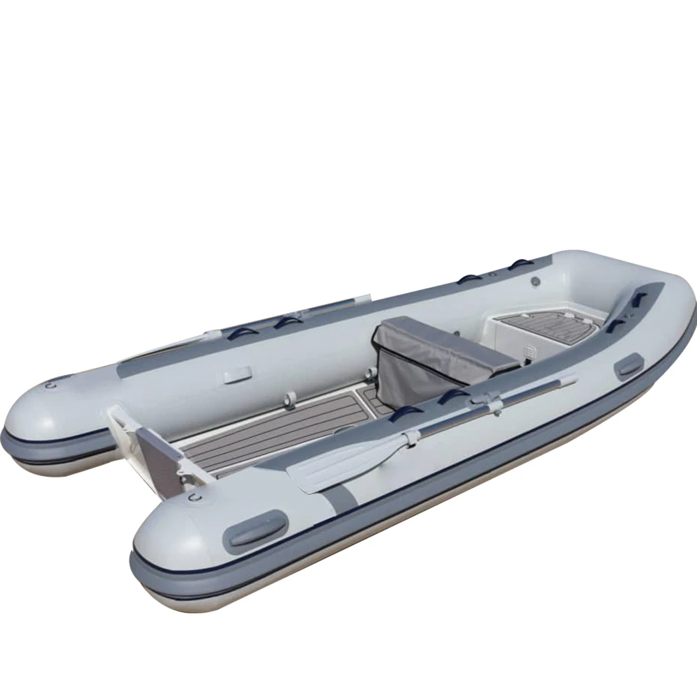 china custom high quality rigid hypalon material fiberglass hull inflatable rib boat