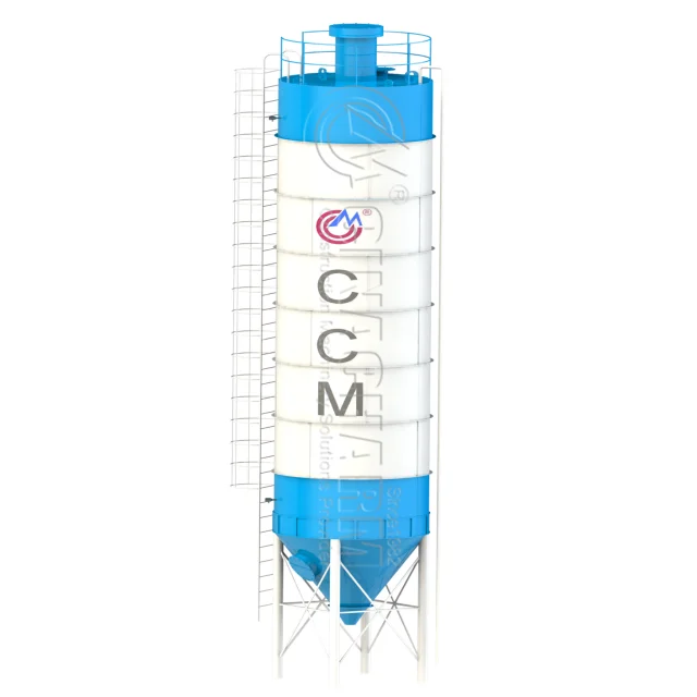 High Quality 200T Steel Cement Silo 200 Ton Capacity Silo Venting Cement Silo with Environmental protection