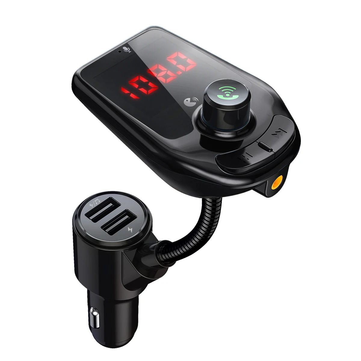 Feixin Amazon Top Seller New Product Ideas 2021 Car Charge D5 Wireless Charging For Mobile Phones Car Charger Cigarette Lighter