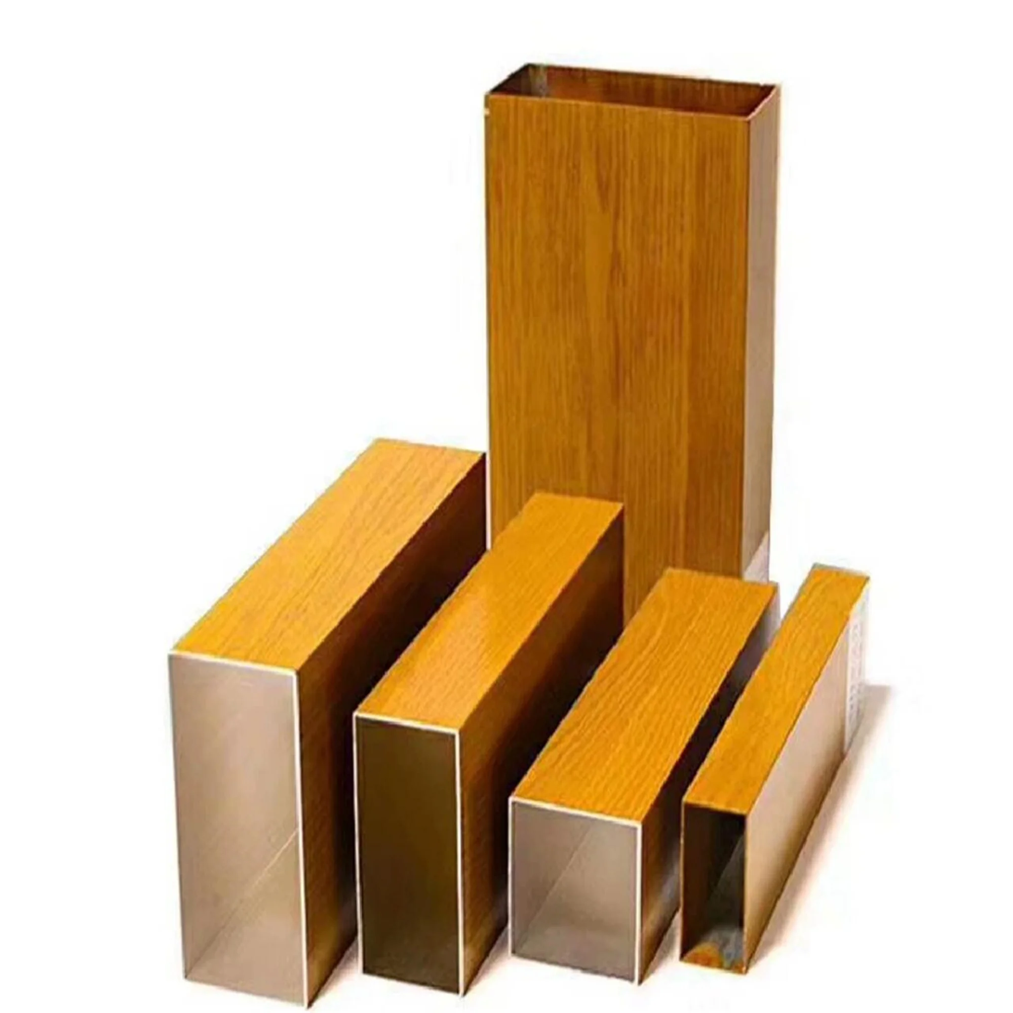 Разделительная панель Cielo Falso revestimiento divisiones Perfiles de aluminio DIVISORIO acabado color madera