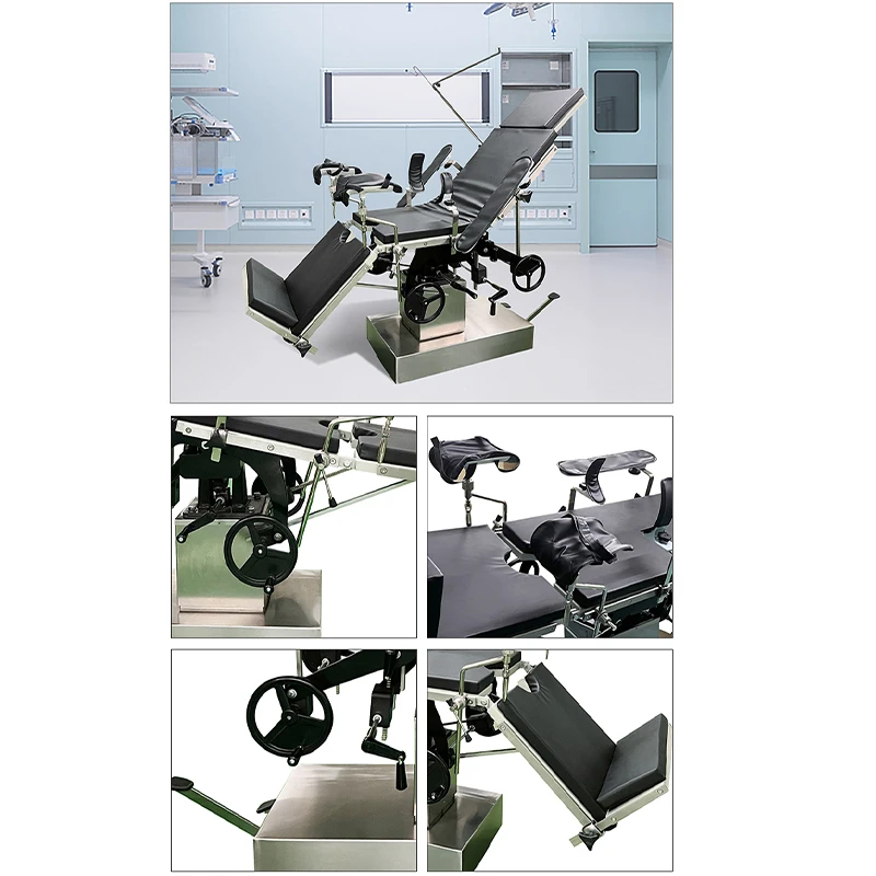 Both Sides Hydraulic Operating Table Mechanical Manual Surgical Table Operation Table Operation Bed