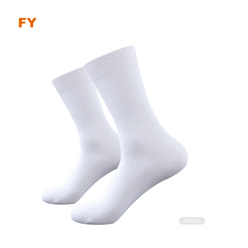 TB1 TB1- E143 men white label socks white mens socks unisex china 100 polyester socks
