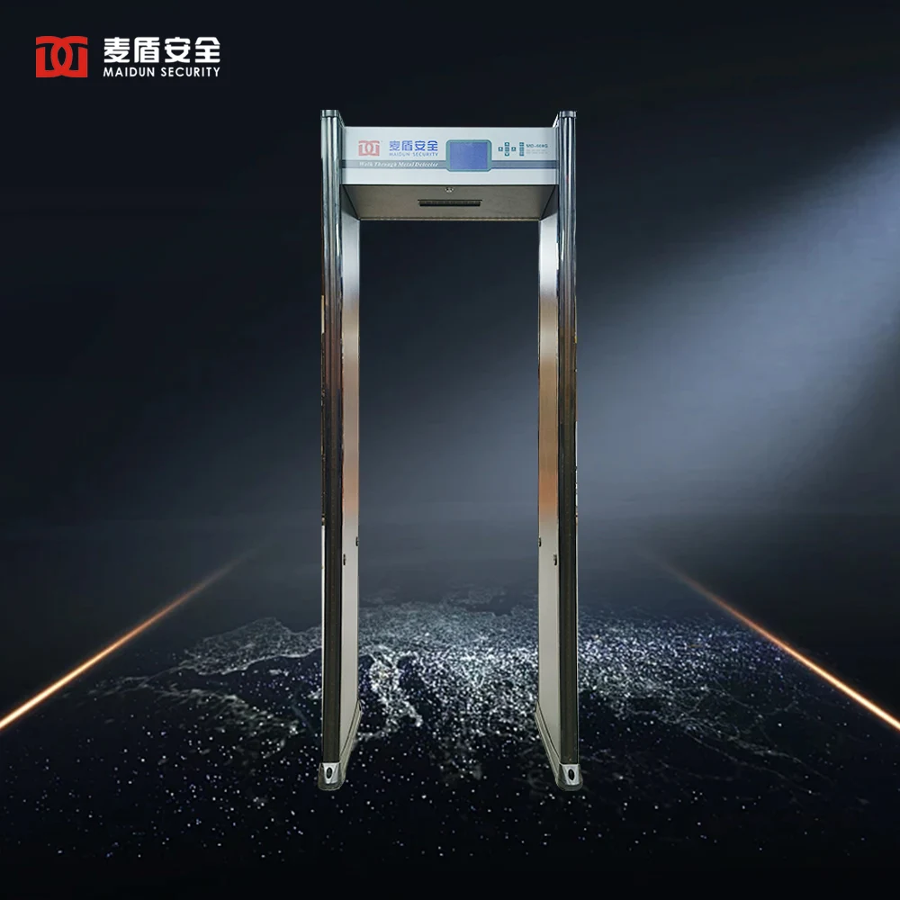 Hot Sale Digital Display Full Body Scanner Walk Through Metal Detector 24 Zones  Metal Detector Machine for School Factory