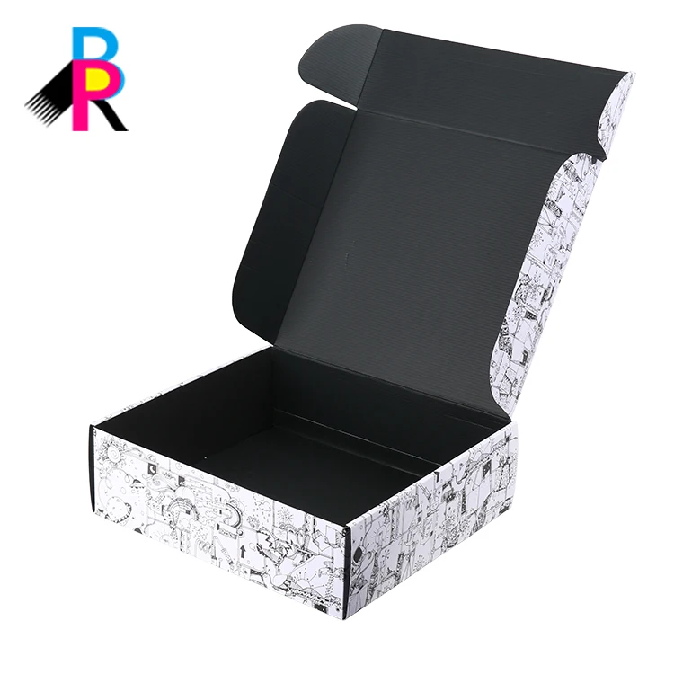 2021 г., печать на заказ, новый дизайн, упаковка из крафтовой бумаги в твердом переплете, Черная бумажная коробка
