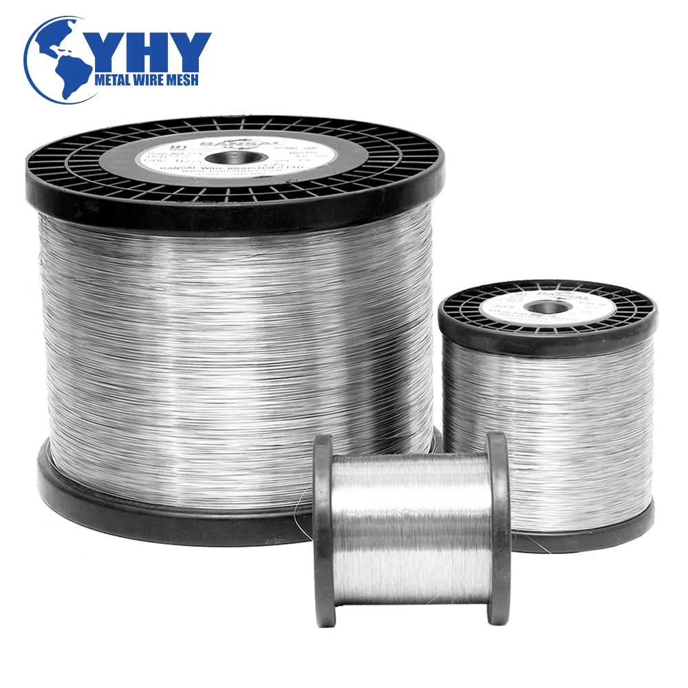 Проволока из нержавеющей стали Aisi ASTM SS 304 304L 316 316L высокая прочность на