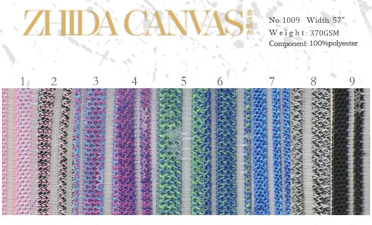 2020 new design stripe style mesh fabric in 100% polyester for fashion bags