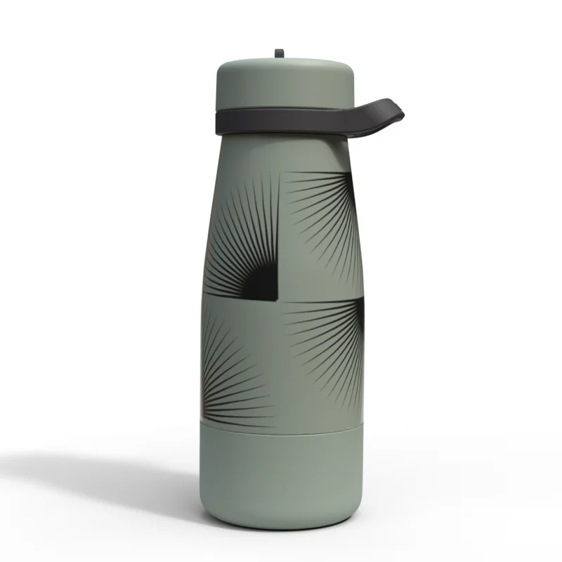 wholesale 32oz stainless steel double wall water bottle drink bottle for Sports  Camping Biking Water Bottle with straw