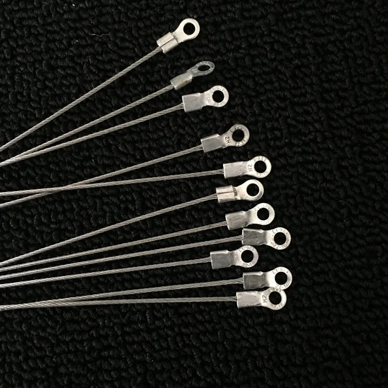 Оптовая продажа, прочный Гладкий прессованный трос из нержавеющей стали 304, подъемный трос, слинг с алюминиевыми втулками из цинкового сплава