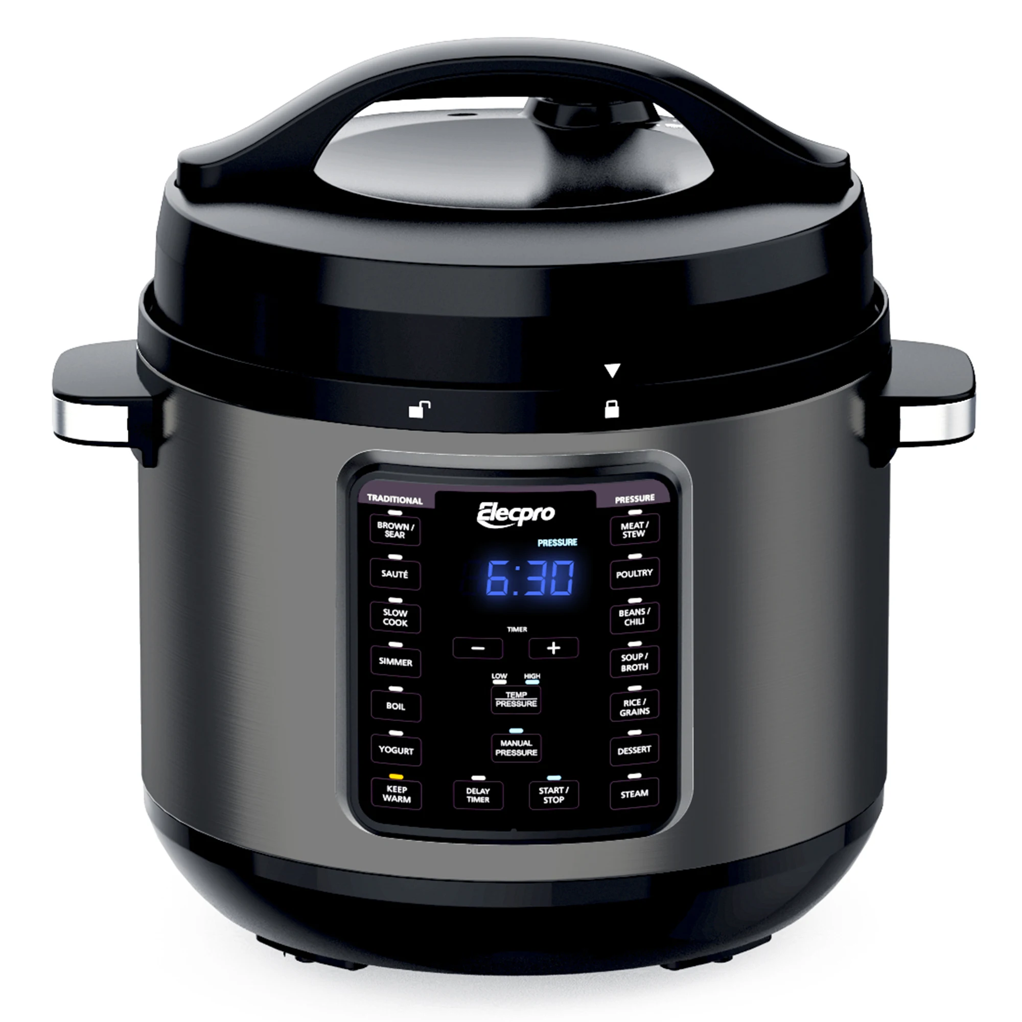 2024 New design 1200w 4L 8L slow pressure cooker multifunction Stainless Steel Electric Pressure Cookers