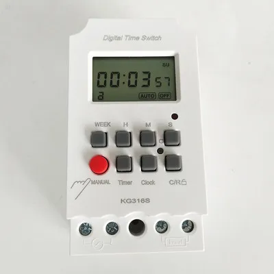 KG316S второй таймер 32 группы вкл/выкл микрокомпьютер переключатель управления на английский 220