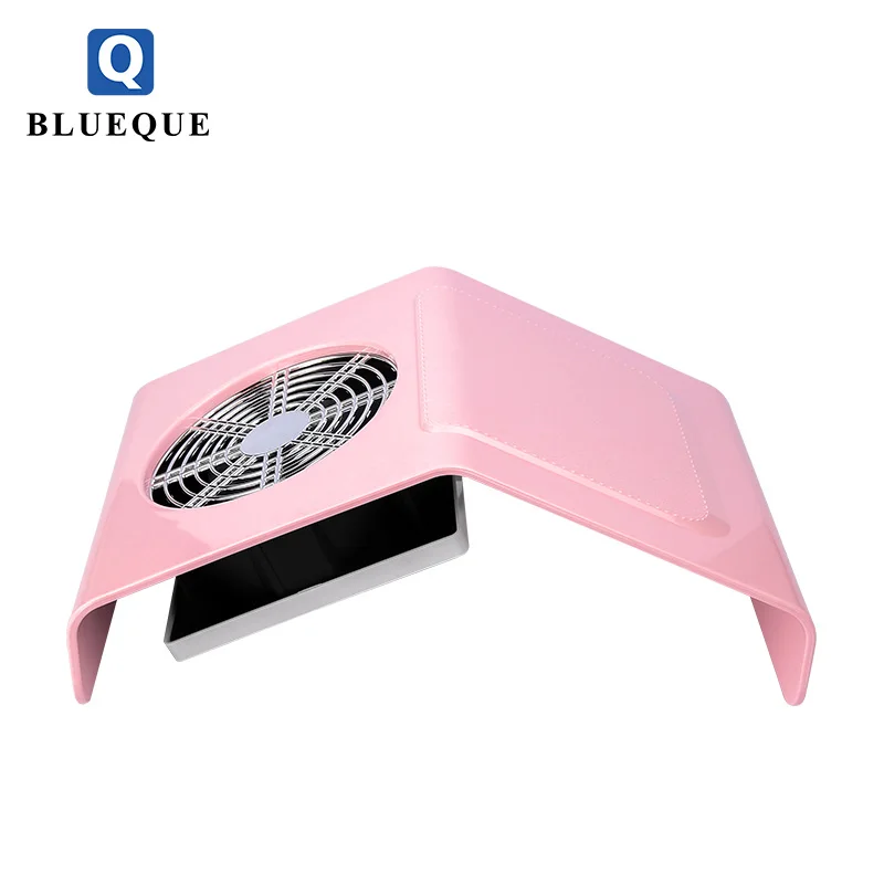 2019 new product BLUEQUE Nail cleaner manicure  40w nail dust collector manicure machine for nail salon