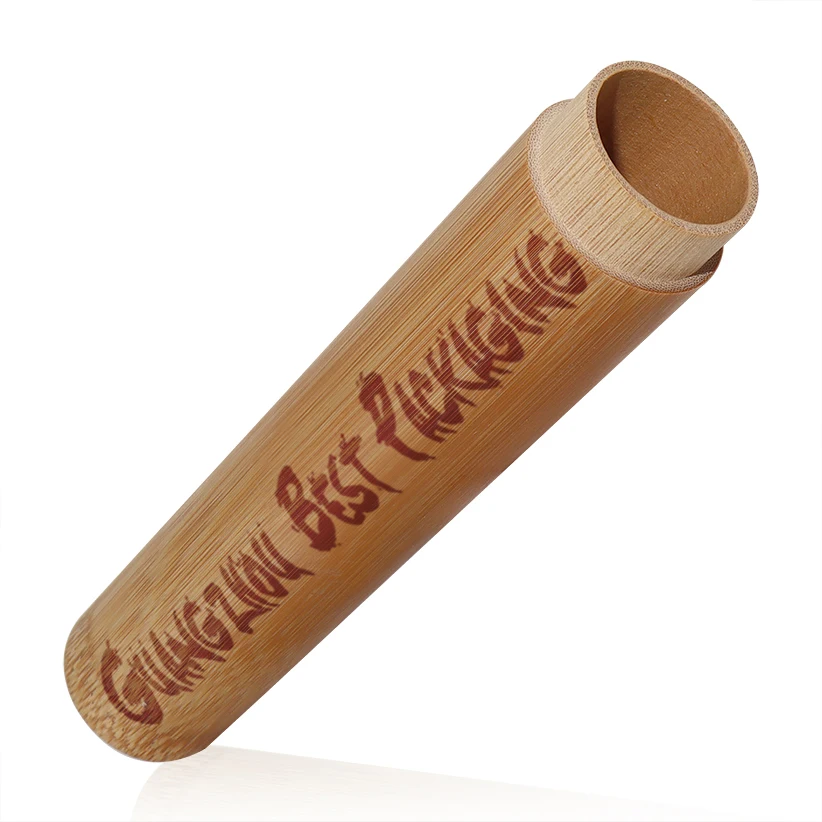 Wholesale price custom logo tube storage rolling cigarette cone tube pre packing food grade glass tube