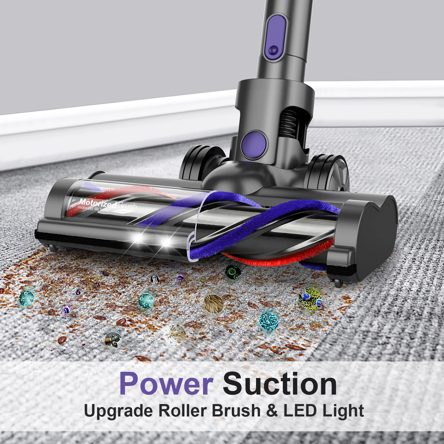 ONSON Stick Vacuum A10 Pro кПа беспроводной Перезаряжаемый вакуумный моющий коврик для влажной и сухой