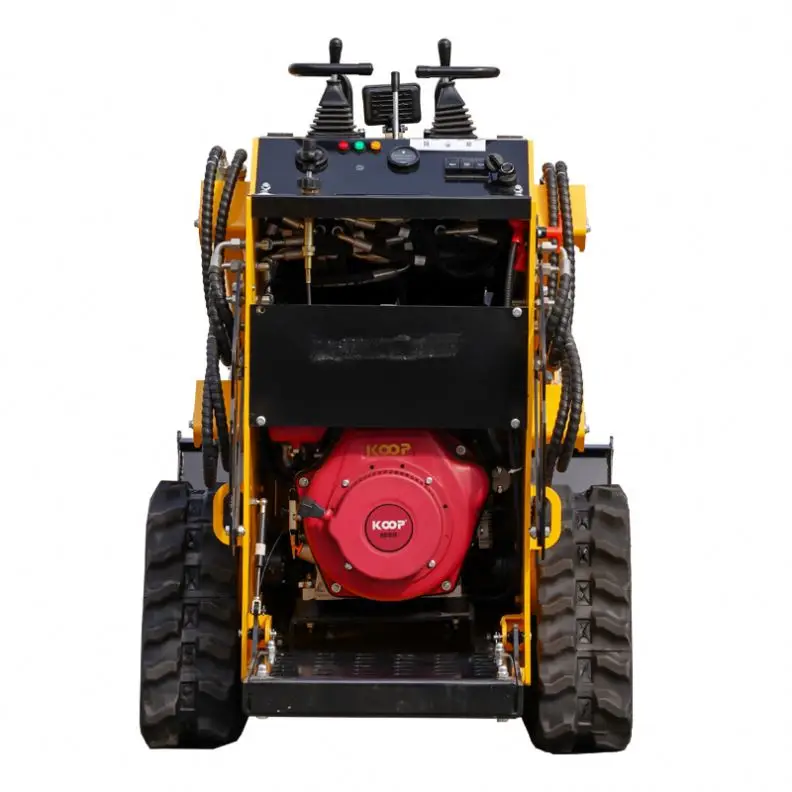 Mini Skid steer Loader for sale Mini With Attachment Forest Mulcher bucket Lawn Mower Snow blower