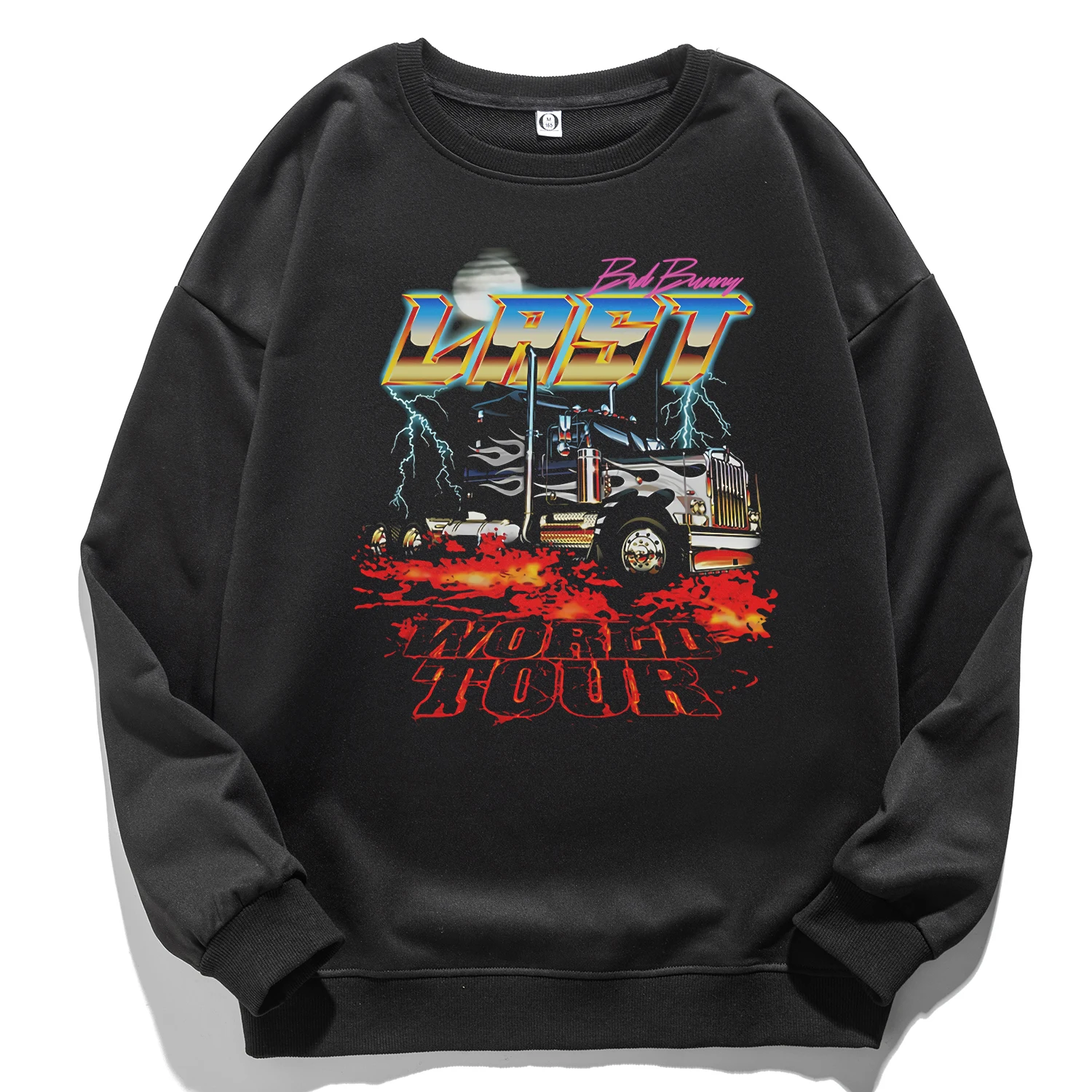 
Bad Bunny Hip Hop Fashion Badbunny Hoodies Sweatshirt Print Trend Mens womens Clothes Hip-Hop Male Crewneck Hoodies Men 