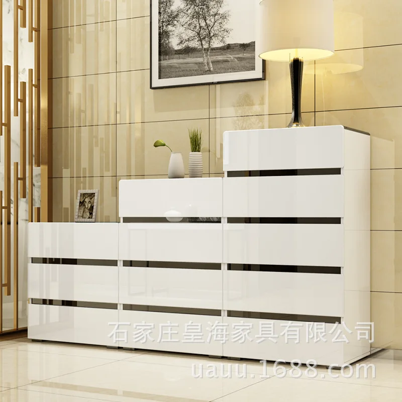 high quality modern minimalist living room drawer cabinet multi drawer storage large capacity locker chest of drawers