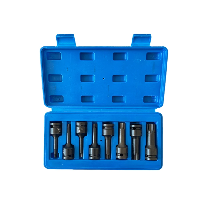 Chromium Molybdenum Standard SAE Professional Vehicle Maintenance Electric Wrench Hex Bit Impact Grade Socket Set