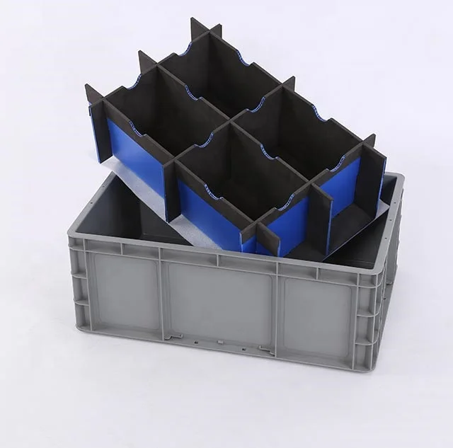 Customized Glassware Storage Boxes Corrugated Plastic Sheet Box Storage Boxes