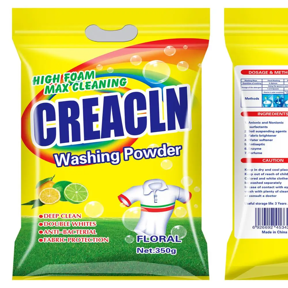 Wholesale OEM high foam washing laundry detergent powder