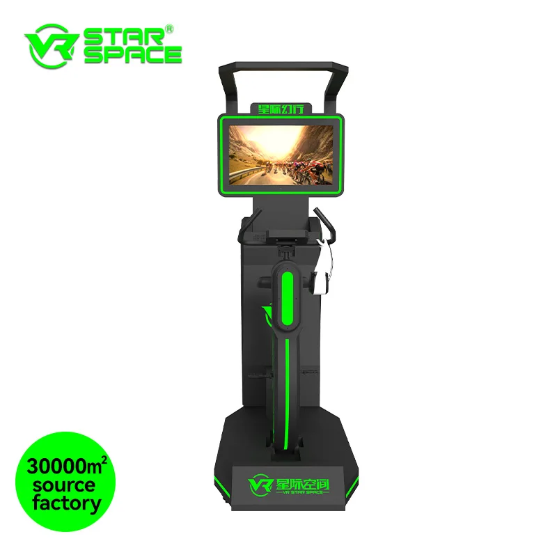 Star Space VR Indoor Sports Entertainment Vr Fitness Bike 9D Vr Bicycle Simulator Virtual Reality Bike Riding Simulator