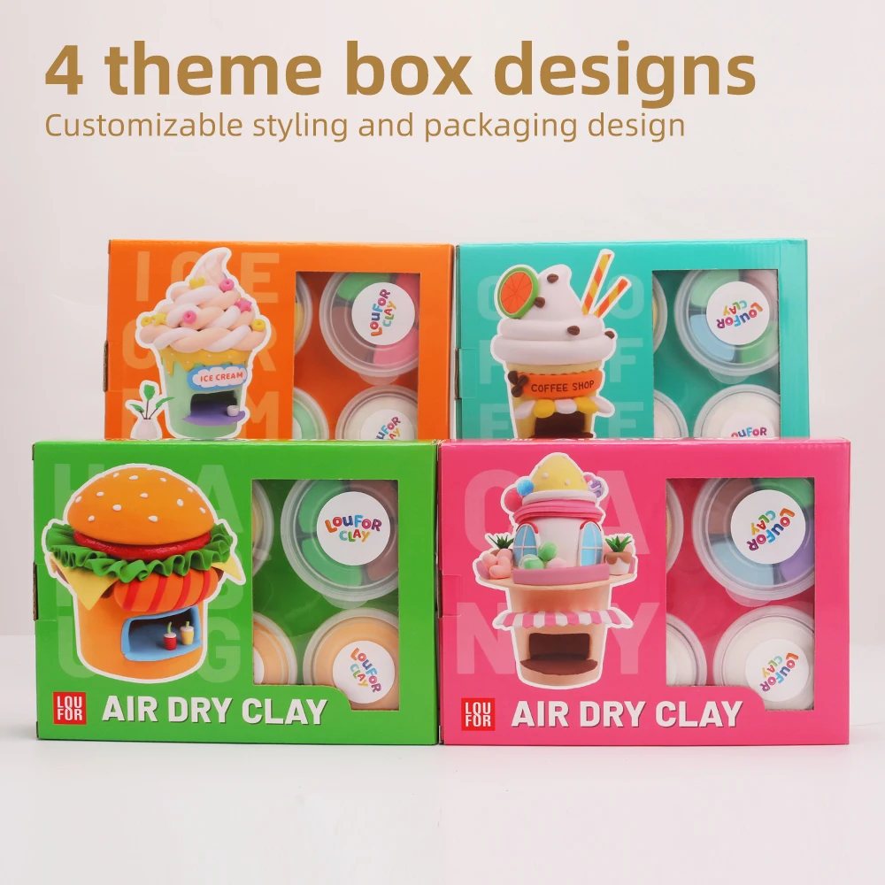 Box Package High Quality Super Light Clay36 Colors Ultra-light Plasticine Air Dry Clay Kids For Kids Diy Crafts Gifts