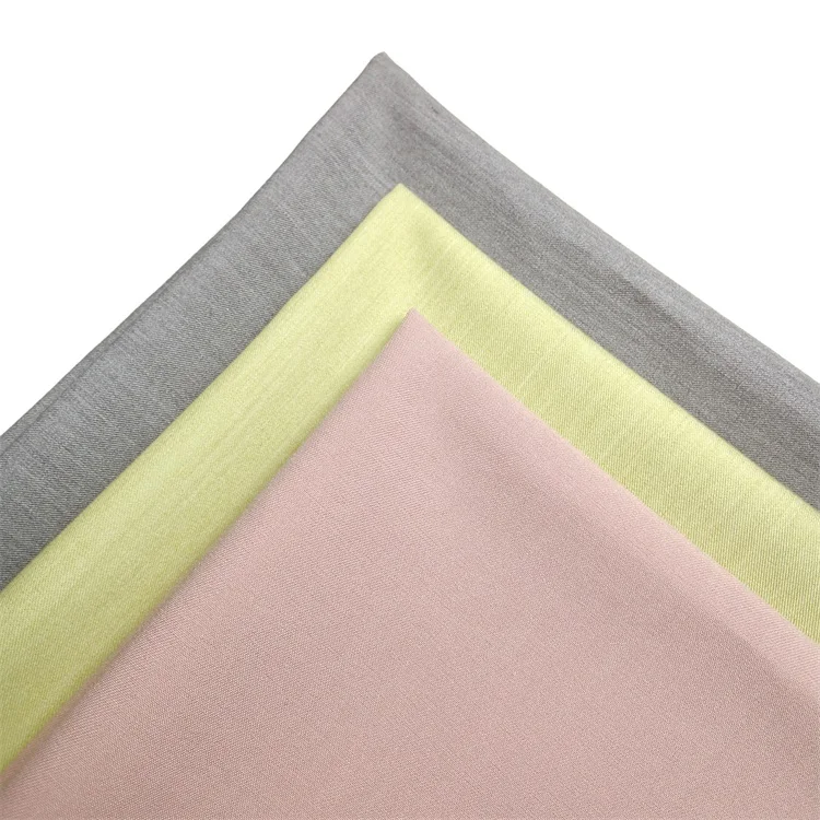 
Wrinkle Resistant colorful 4 way stretch polyester rayon spandex female trousers fabric 