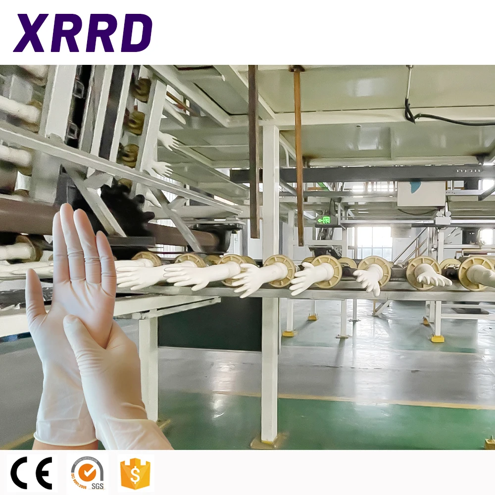 High-Speed Automatic Food Grade Disposable Latex Glove Production Line for Baking Industry