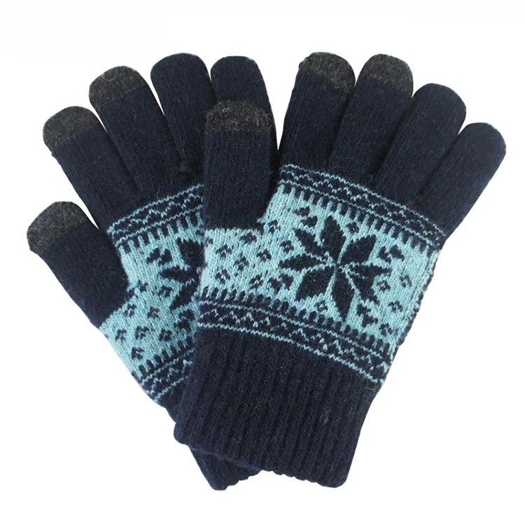Factory  price wholesale winter Christmas wool hand warmers Personalized touch screen hand sleeve  for men and women