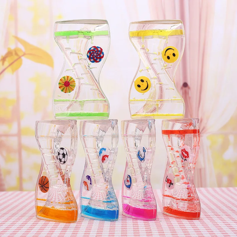 New creative home liquid hourglass decorative ornaments desktop gift wholesale