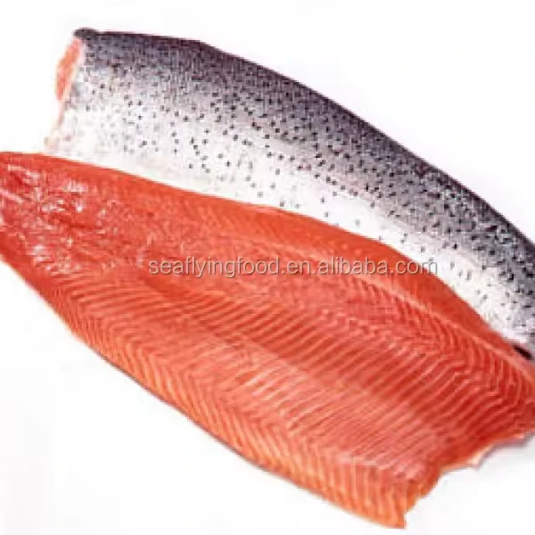Frozen Pink Salmon Fish  Fillet Fish With Skin