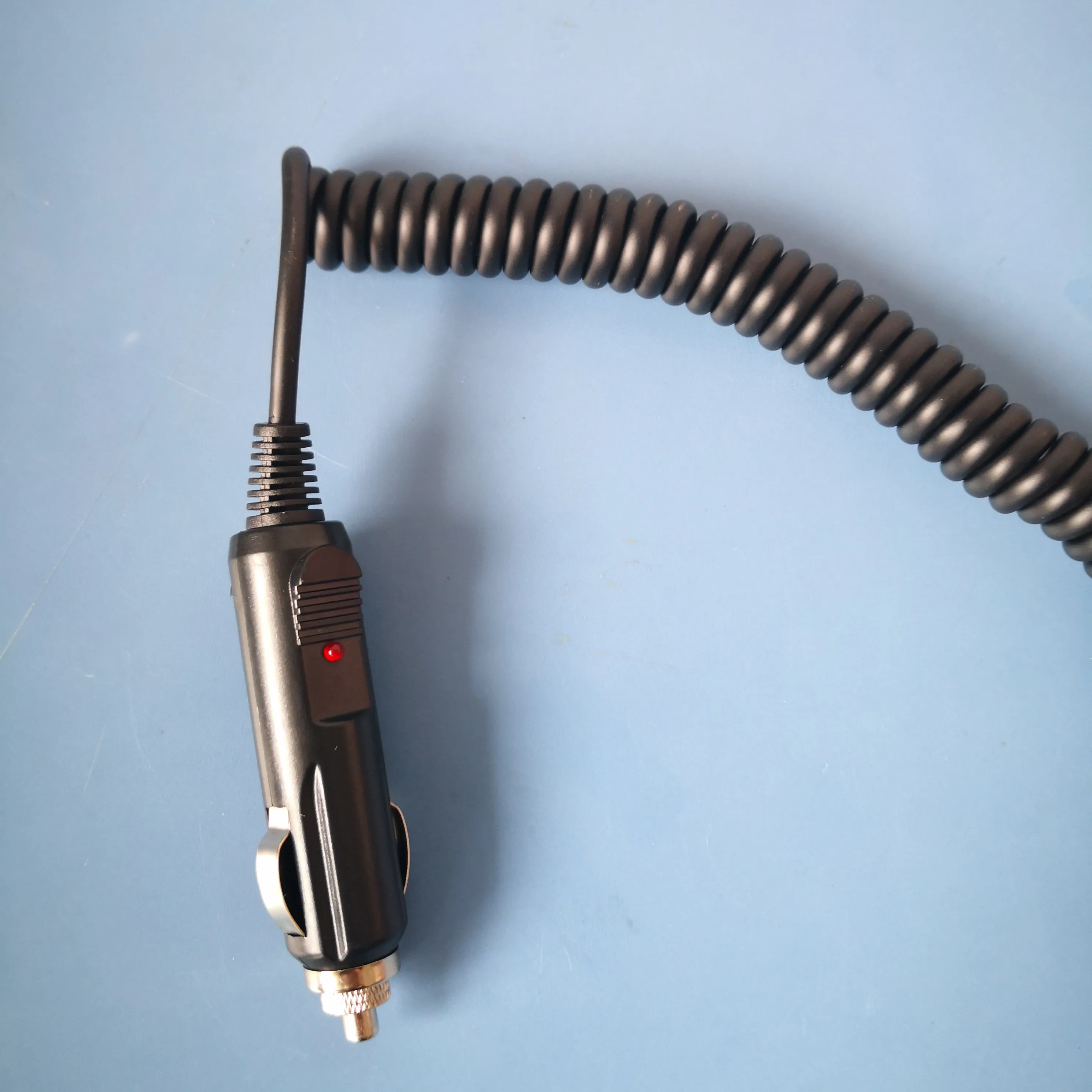 Car Cigarette Lighter plug to RJ11-4P4C plug car ciga cable round cable