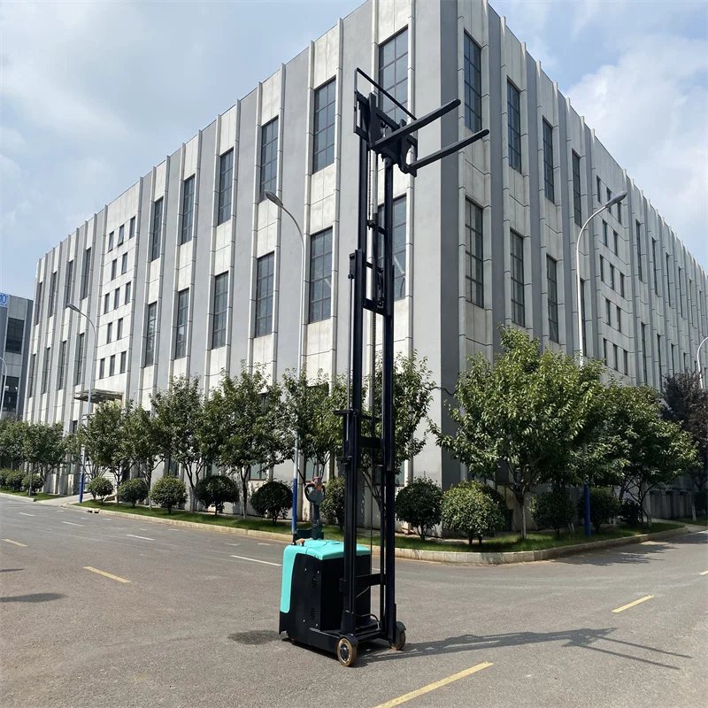 High Quality 1.2 1.5 1.6ton Lifting Platform Mini Counter Balanced Electric Stacker